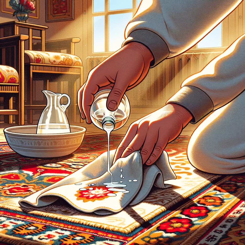 white vinegar carpet cleaning