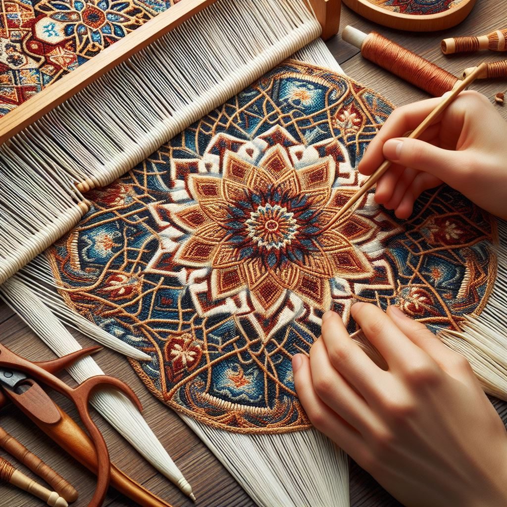 persian knot weaving persian rugs technique