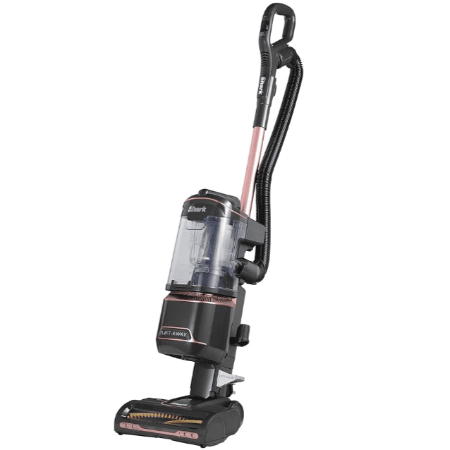 Shark Anti Hair Wrap Upright Vacuum Cleaner [NZ690UKT] Pet Model, Powered Lift-Away, Anti-Allergen, Rose Gold